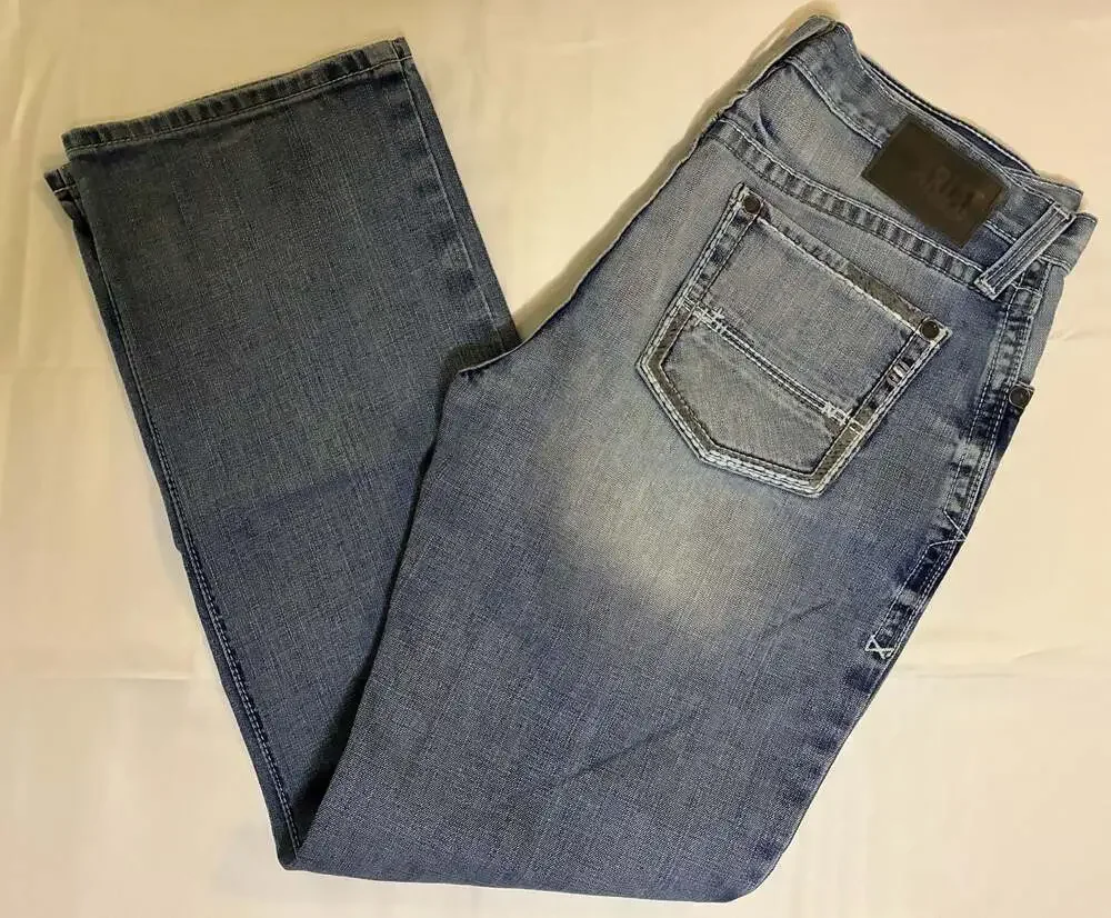 Ariat M2 Relaxed Bootcut Jeans Mens Size 34x34 Blue Denim